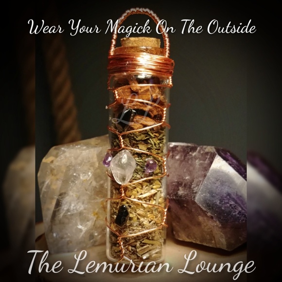 Wearable Magick Spell Bottle #1 - Picture 4 of 6